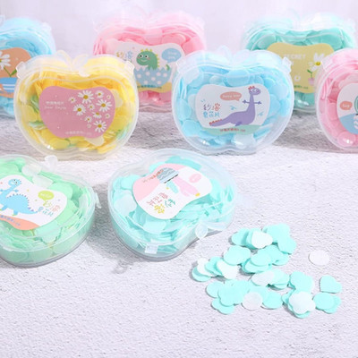 Elecsera Best quality 12 pc Apple Shape Plastic Box Soft for Bath & Handwash, Paper Soap(12 x 1.67 g)