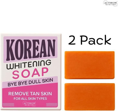 ACTIWOW Korean Soap Herbal Glow Tan Removal 2PCS(100 g)