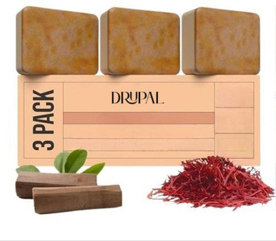DRUPAL Magic Soap Glow Drops Bar with Vitamin E and Aloe Vera 3Pcs(300.53 g)