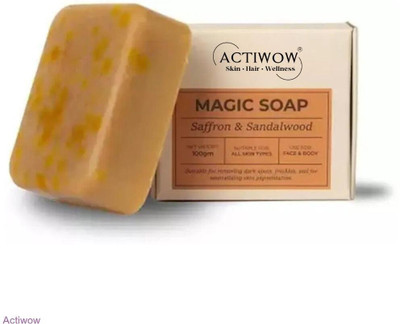 ACTIWOW Magic Soap Rose Delight Bar with Pure Rose Extracts(100 g)