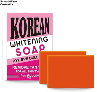 SmoothWave Cosmetics Korean Whitening Soap pack of-2-66(2 x 100 g)