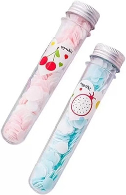 Professor Paper Soap Clean Soft Bath For Travel in flower Design Tube Shape Bottle(2 x 25 g)