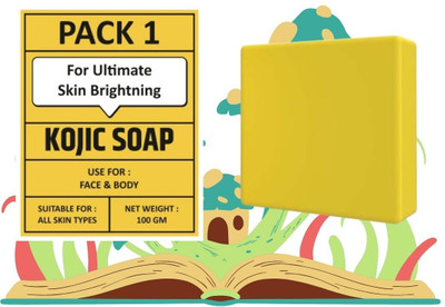 Agonize PACK OF 1 | Kojic Acid Brightening Soap for Glowing Skin – 100g(100 g)