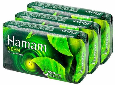 HAMAM Bathing Bar Soap (Pack Of 3)(3 x 100 g)