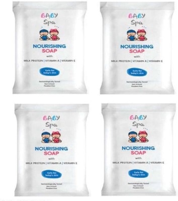 Modicare BABY SPA NOURISHING SOAP WITH MILKPROTEIN,VITAMIN A. 4X75G(4 x 0.07 g)