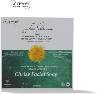 ACTIWOW Jiore Chrisy Soap Brightening Lavender for Daily Glow(100 g)