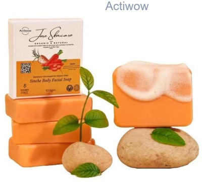 ACTIWOW Jiore Skincare Sinche Body Soap with Orange Blossom Extract Combo Set(2 x 100 g)