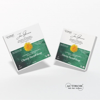 ACTIWOW Jiore Chrisy Soap Whitening Lavender for Even Skin Tone CS01(2 x 50 g)