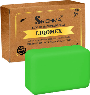 Srishma Liqomex soap Bathing Bar Soap For Soft & Youthful Skin(2 x 75 g)