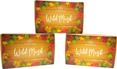 Forganik Wild Musk Handmade Soap Combo for Men by THE BODY AFFAIRE(3 x 100 g)
