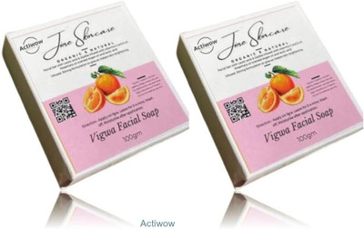 ACTIWOW Jiore Vigwa Facial Soap for Soft Texture & Clear Glow Combo(2 x 100 g)