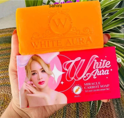 sahini Carrot Soap for Face Whitening – White Aura(100 g)