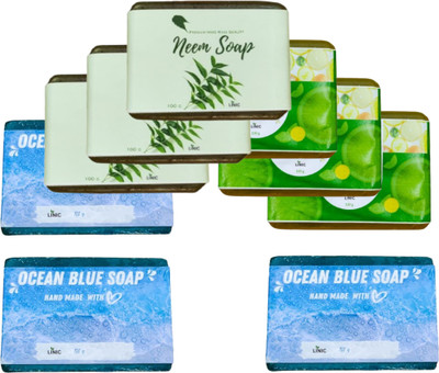 linic HERBAL NEEM SOAP(3), LEMON(3), OCEAN BLUE(3)(9 x 100 g)
