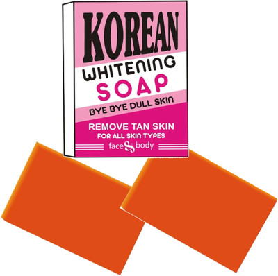 buewey KoreanGlowUp Korean Whitening Soap –R Bye Tan, Hello Shine(2 x 100 g)