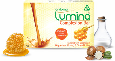 Aplomb Lumina Complexion Bar- Enriched with Glycerine Honey & Shea Butter( pack 3 )(75 g)