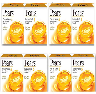 Pears Pure & Gentle Body Soap(8 x 124.99 g)