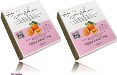 ACTIWOW Jiore Vigwa Facial Soap for Glowing & Acne-Free Glow Combo(2 x 100 g)
