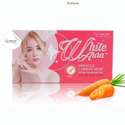 ACTIWOW White Aura Nourishing Shea Butter & Coconut Oil Soap(100 g)