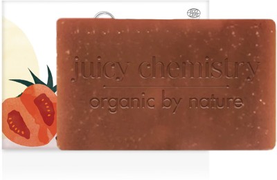 Juicy Chemistry Potato, Tomato & Lemongrass Soap|Organic Cold-processed, Handmade Face Body Soap(100 g)