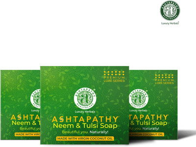 Ashtapathy Neem & Tulasi Soap Pack of 3(125 g)