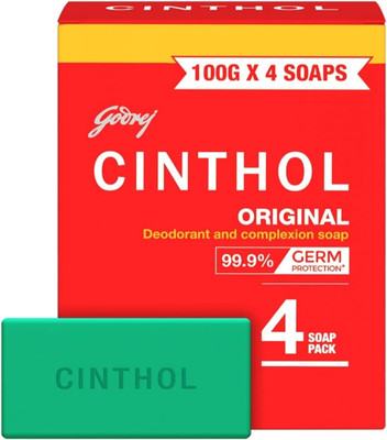 CINTHOL Original Deodorant And Complexion Soap(4 x 100 g)