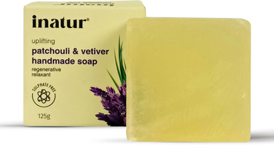inatur Patchouli and Vetiver Natural & Refreshing Handmade Soap(125 g)