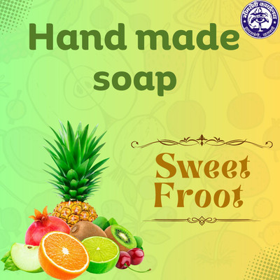 Bhimseni Karyalay Bhimseni Sweet Fruit Sensation Gentle Herbal Hand Crafted Bath Soap 500g Pack(6 x 83.33 g)