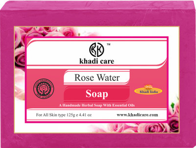 khadi care Herbal Rose Water Soap(2 x 125 g)