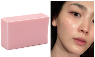Gabbu Rose pink Deeply cleanses and detoxifies soap(125 g)