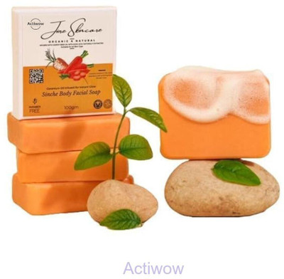 ACTIWOW Jiore Skincare Sinche Body Soap with Organic Eucalyptus & Bergamot Combo Set(2 x 100 g)