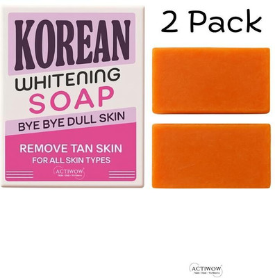 ACTIWOW Korean Soap Anti-Tan Brightening Bar 2PCS(100 g)