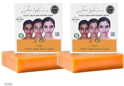 ACTIWOW Jiore Soap Kojic Pure Glow Skin Care Bar(2 x 100 g)