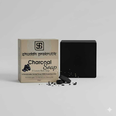 SHUDDH PRAKRUTIK charcoll soap(100 g)