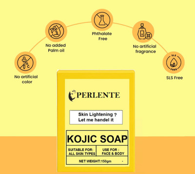PERLENTE Kojic Soap for Even Skin Tone(150 g)