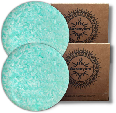 Aaranyam Anti Dandruff Shampoo bar Rosemarry & Tea tree essential oils / 100g X 2(2 x 100 g)