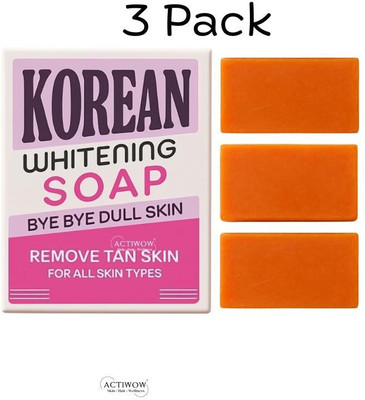 ACTIWOW Korean Soap for Scar Removal Glow 3PCS(3 x 33.33 g)