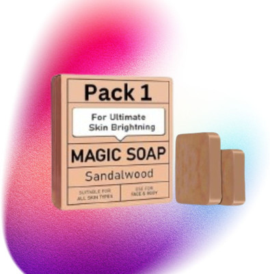 Agonize Ghar Glow Cleanser Soap | With Kesar & Chandan | Pack of 1(100 g)