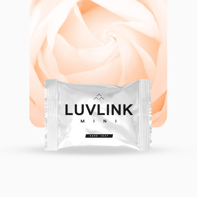 LUVLINK Mini Hand Soap / Hotel Soap / Guest Soap (White)(600 x 10 g)
