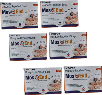 MOLCARO MOSQUITO MOISTIRIZING SOAP(6 x 75 g)