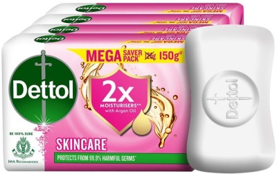 Dettol SkinCare Soap(8 x 18.75 g)