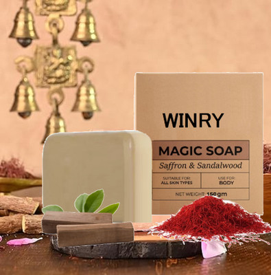 winry handmade soap magic soap all day use fresh, bright and glowing (150 g)(150 g)