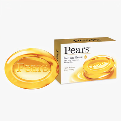 Pears Pure And Gentle Bathing Bar Soap 75g x 4(300 g)