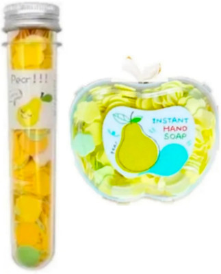 ghorela Travel Soap 1 Bottle Shape+1 Apple Shape (Pack of 2) multicolor(2 g)