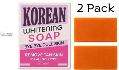 ACTIWOW Korean Soap with Natural Glow Essence 2PCS(100 g)