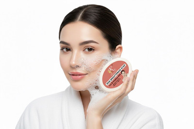 Korean Glam Skin Brightening Soap with Kojic Acid, Glutathione, Hyaluronic Acid–Glowing(100 g)