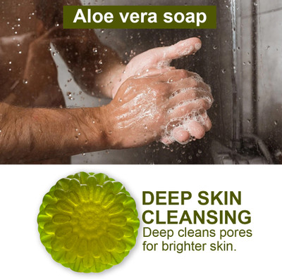 CHITAKSH Hydrating Aloe Vera Soap with Vitamin E for Deep Skin Nourishment(100 g)