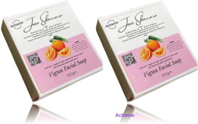 ACTIWOW Jiore Vigwa Facial Soap for Smooth, Fresh Skin Combo(2 x 100 g)