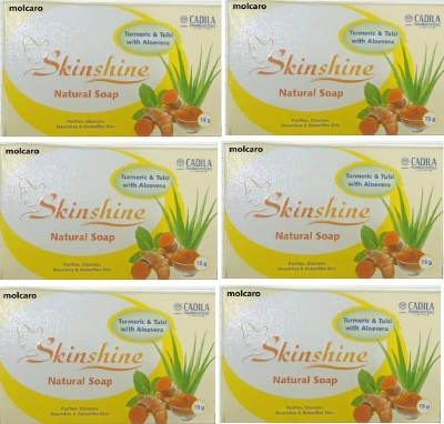 MOLCARO skinshine natural soap(6 x 12.5 g)