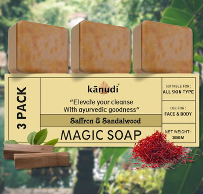 KaNuDi Magic Soap for Glowing & Refreshing Skin(3 x 100 g)