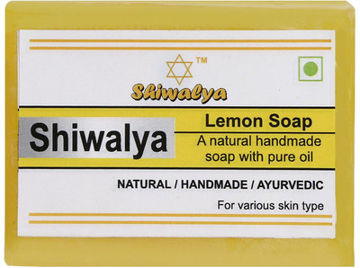 shiwalya LEMON SOAP !! NATURAL HANDMADE AYURVEDIC(125 g)